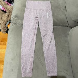 Pink gym shark leggings